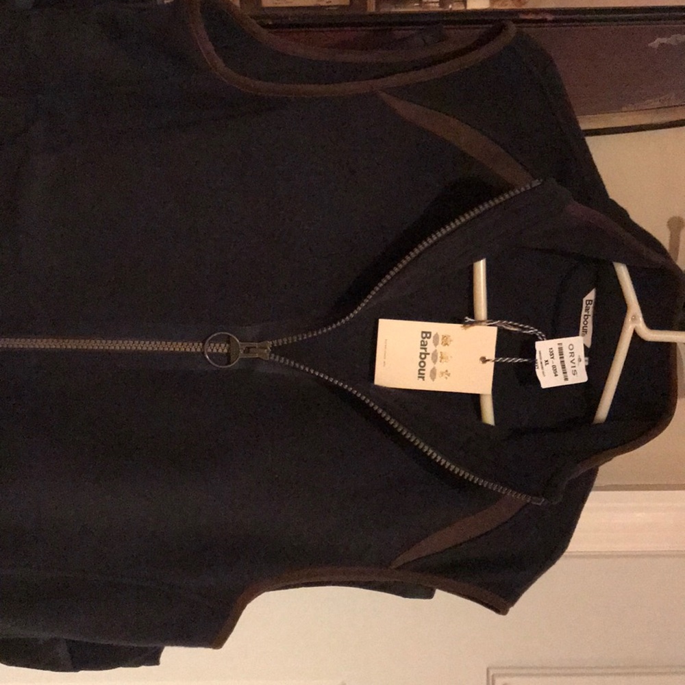 NWT Barbour Navy Vest